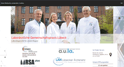 Desktop Screenshot of labor-luebeck.de